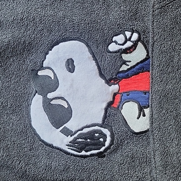 𝅺Vintage Peanuts Unisex Snoopy "Joe Cool" Fleece Hoodie - Excellent Condition - Picture 6 of 8
